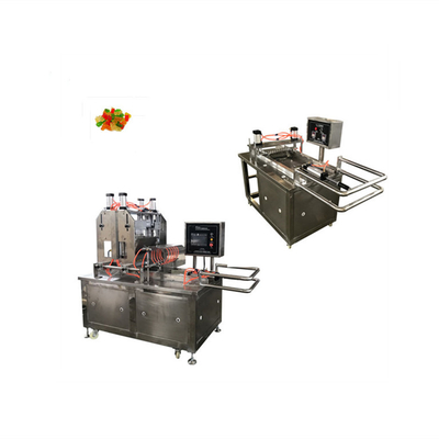 50kgs/h 소프트 콩 고무 사탕 제조 기계 1.5KW 빠르고 쉬운 생산