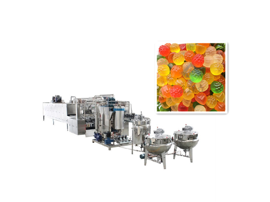 펙틴 원료로 자동으로 Gummy Mint Candy를 만드는 다기능 기계