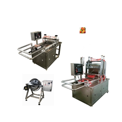 고생산성 50kg/h 펙틴 곰 고무 기계 디포시터 젤리 고무 과자 만드는 기계 3kw