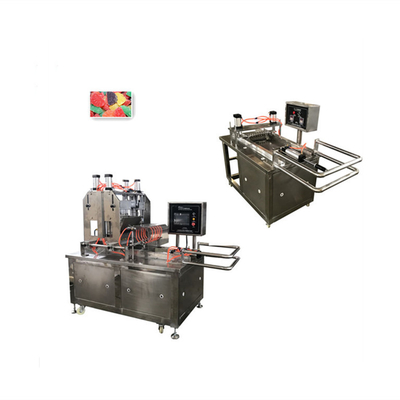 고생산성 50kg/h 펙틴 곰 고무 기계 디포시터 젤리 고무 과자 만드는 기계 3kw