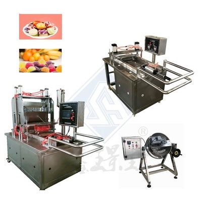 1.5KW/220V 완전 자동 하드 설탕 사탕 생산을 위한 고무 제조 기계