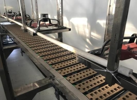 500kg 반 자동 수동 과자 붓는 폼 머신 부드럽고 단단한 과자를 위해